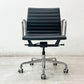 ハーマンミラー Herman Miller アルミナムグループ マネジメントチェア 本革 ブラック 5本脚 ガス圧昇降式 キャスター付 C&R イームズ A ●