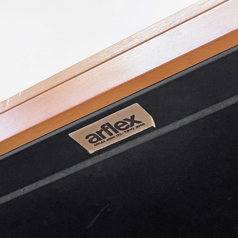 アルフレックス arflex コンポーザー COMPOSER キャビネット チェリー色 スリムキャビネット 棚板一枚付属 ガラス扉 ナチュラルモダン ●