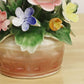 カポディモンテ CAPODIMONTE 陶花 フラワー オブジェ H11.3cm イタリア B ◎