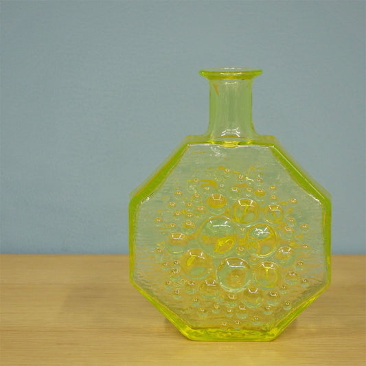 リーヒマエンラシ Riihimaen Lasi ステラポラリス Stella Polaris ガラスボトル H19cm ナニー・スティル フィンランド 北欧ビンテージ ◎