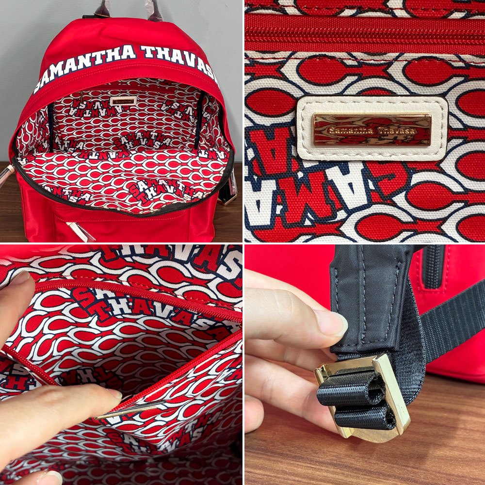 サマンサタバサ Samantha Thavasa 広島東洋カープ コラボ リュック バックパック チャーム付き 未使用品 B ◎