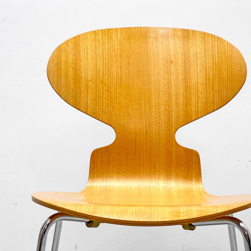 フリッツハンセン Fritz Hansen 3101 アリンコチェア アントチェア 4本脚 ナチュラルビーチ ラッカー仕上げ アルネ・ヤコブセン D ●