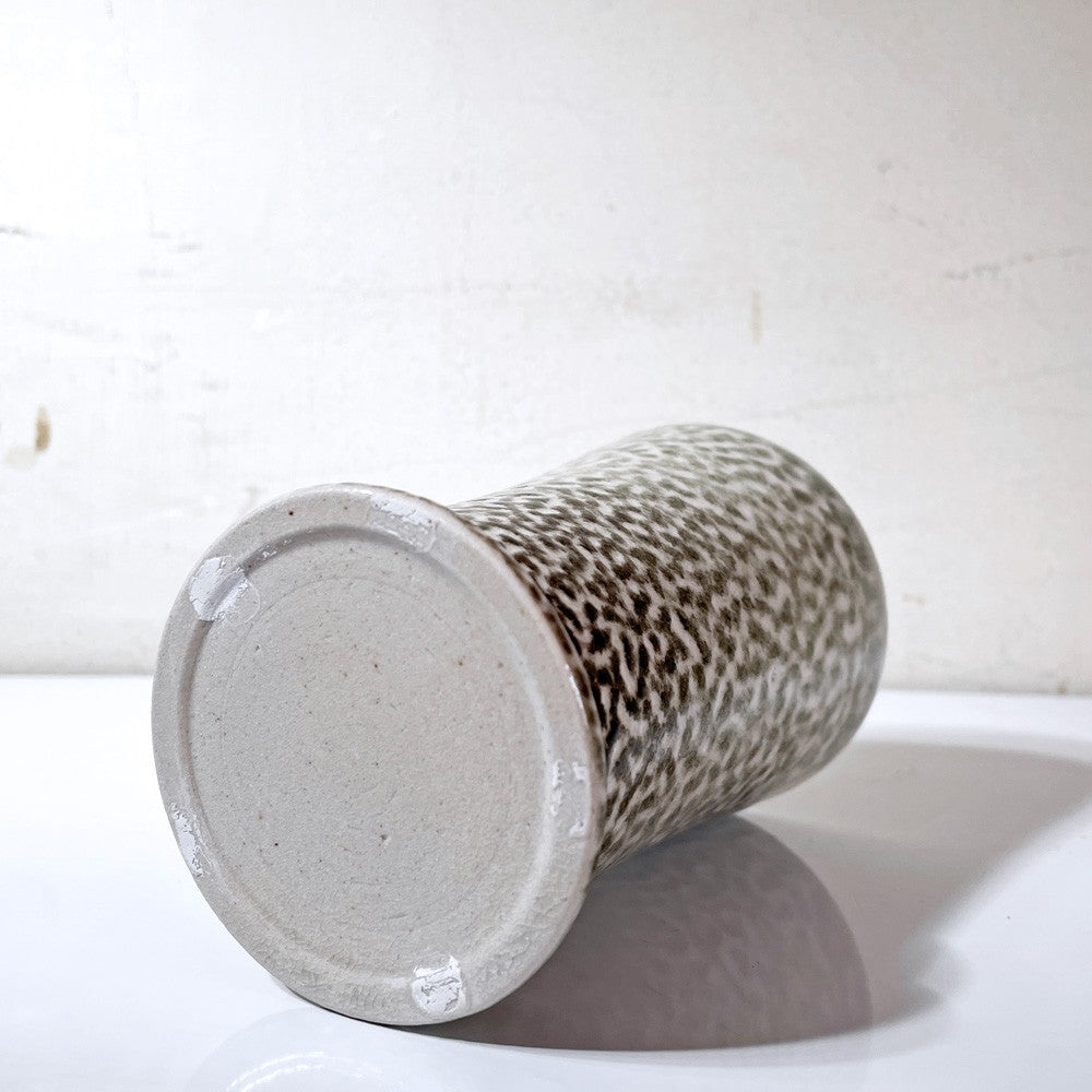 スティーブ・ハリソン Steve Harrison ビーカー グレー系 ソルトグレーズ ARTS&SCIENCE取扱 2017年 希少 現代作家 ■