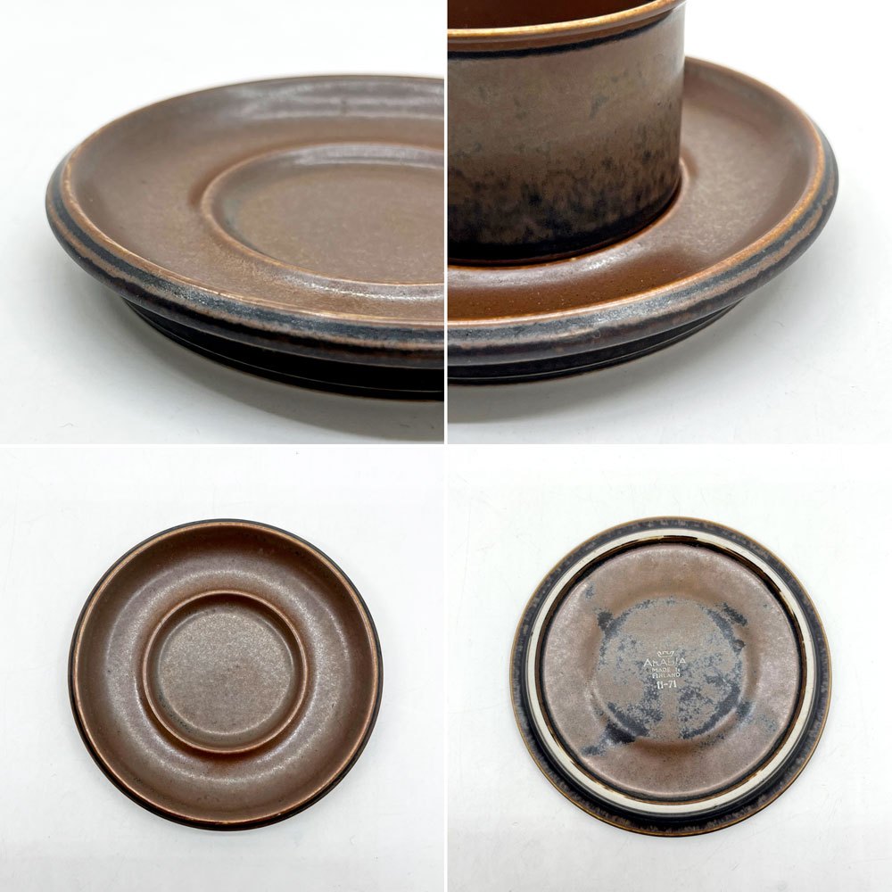 アラビア ARABIA ルスカ RUSKA デミタスカップ＆ソーサー C&S ウラ・プロコッペ Ulla Procope フィンランド 北欧食器 A ●