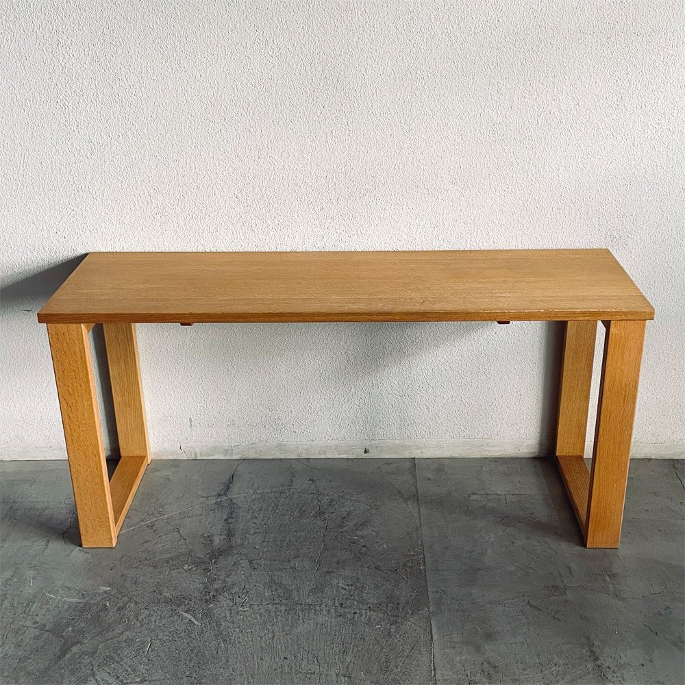 飛騨産業 HIDA ソフィオ SOFFIO デスク W150cm D46cm レッドオーク無垢材 ワークデスク コンソールテーブル 国産家具 〓