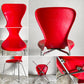 イデー IDEE ヨーンチェア YAWN CHAIR FRP レッド ダイニングチェア 岡嶌要 スペースエイジ 廃番　 ■