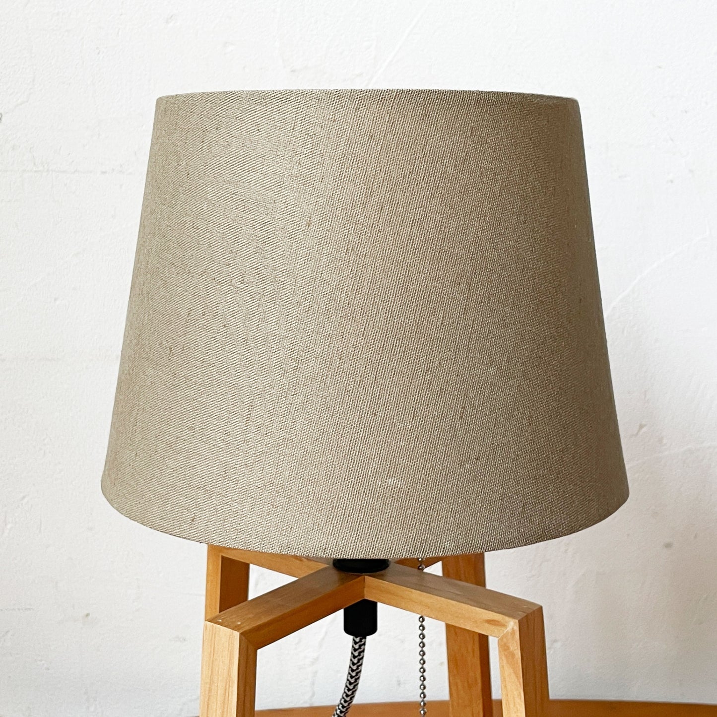 アートワークスタジオ ART WORK STUDIO エスプレッソ テーブルランプ Espresso table lamp ブラウン バーチ無垢材 ファブリック 定価￥19,250- ★