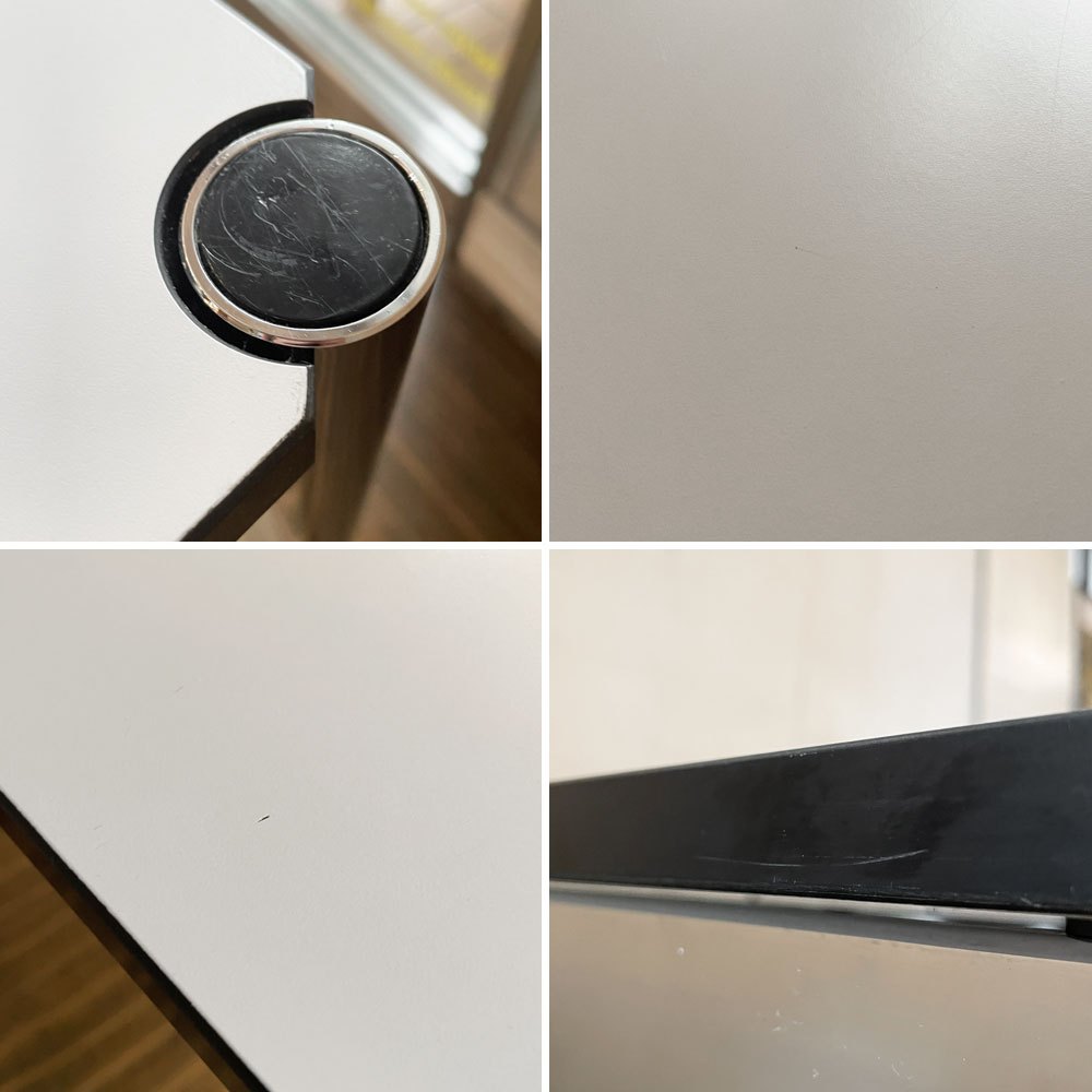 USMモジュラーファニチャー USM Haller USMハラーテーブル ワーキングデスク ダイニングテーブル パールグレーラミネート アジャスター 高さ調整リング付き+H2cm スイス ◎