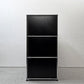 ユーエスエムハラー USMハラー USM Haller キャビネット オープンシェルフ 2列3段 オープン W152cm グラファイトブラック モダンデザイン スイス ●