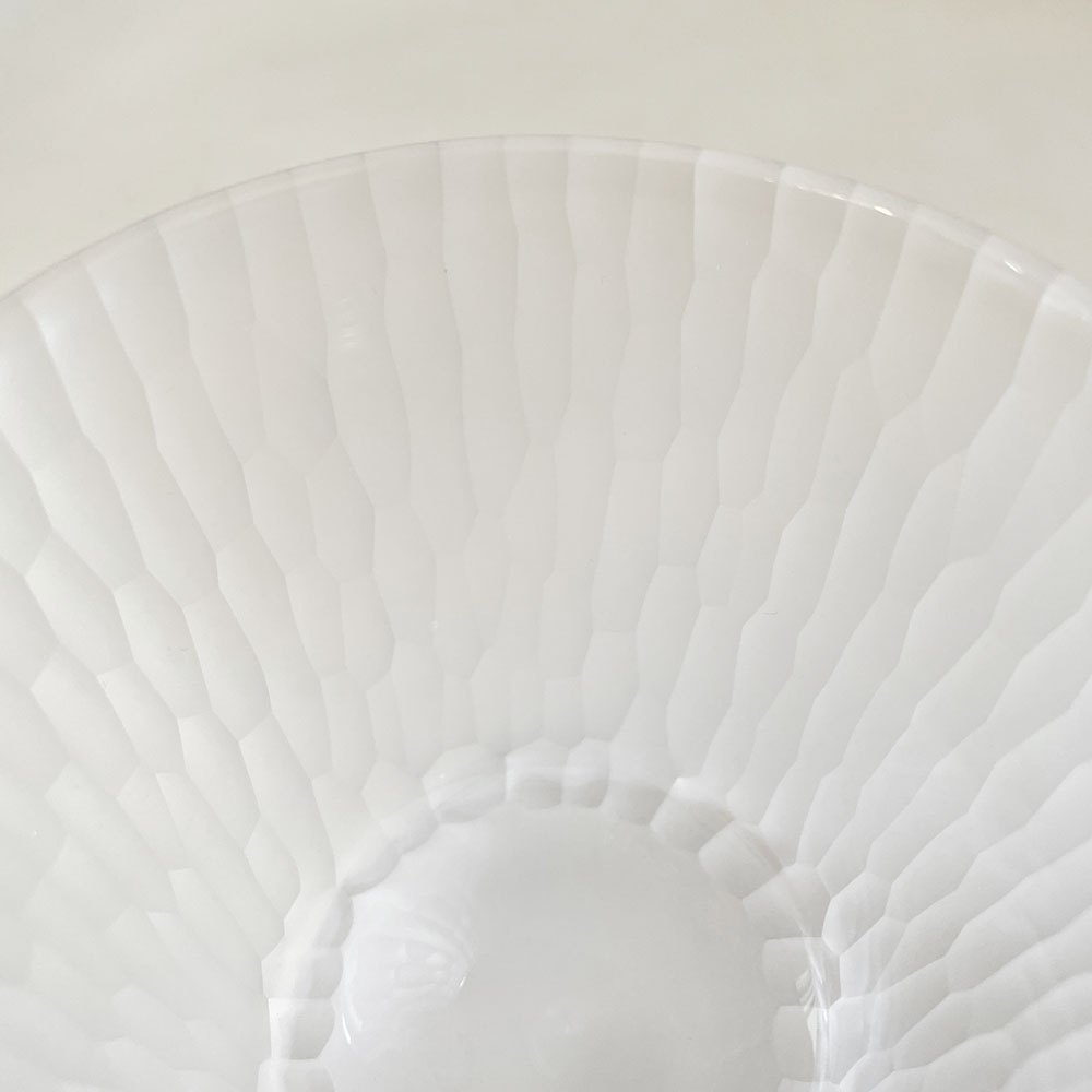 辻和美 Kazumi Tsuji しのぎ クリア めんちょこ小 ガラスカップ Φ9×7.5cm 箱&サイン入りカード付 ファクトリーズーマー factory zoomer 現代作家 ◎