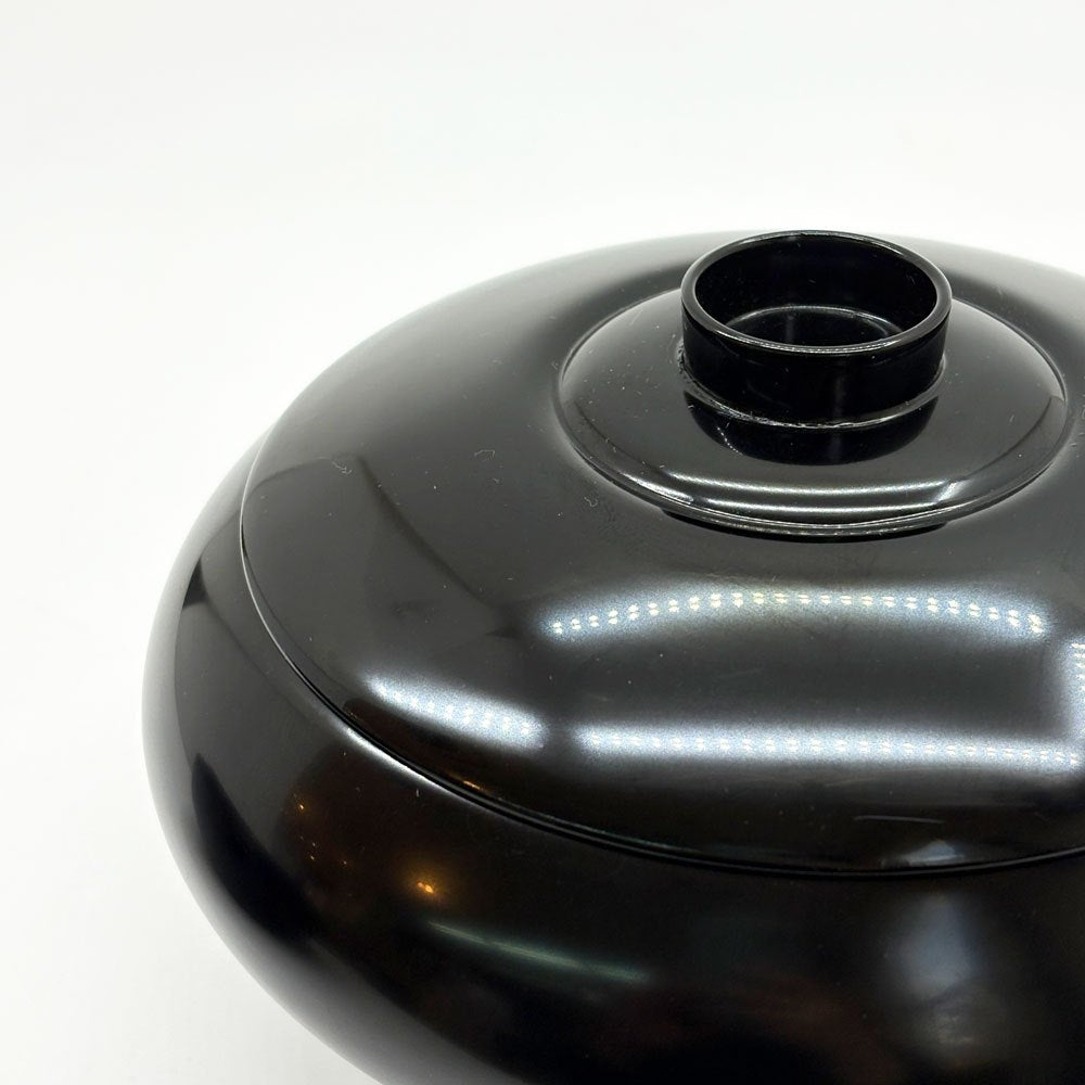 応量器 六椀重ね 蓋付 漆椀 漆器 和食器 黒塗 入れ子構造 ミニマルデザイン 伝統工芸品 B ●