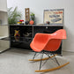 ハーマンミラー Herman Miller 2ndビンテージ アームシェルチェア FRP製 レッドオレンジ ロッカーベース C&R イームズ ミッドセンチュリー  ●