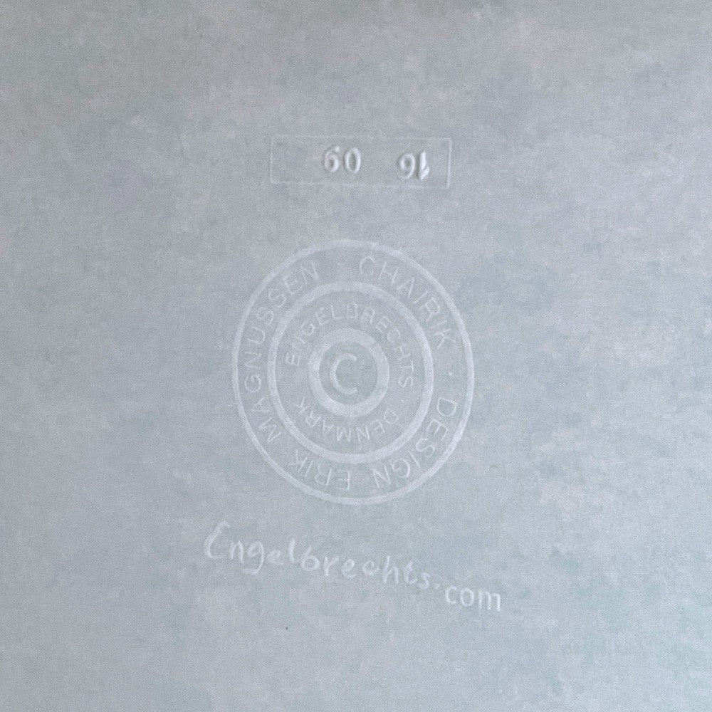 エンゲルブレヒト Engelbrechts チャリック CHAIRIK 107 ダイニングチェア スタッキング そり足 アイスブルー 未使用品 デンマーク B ■