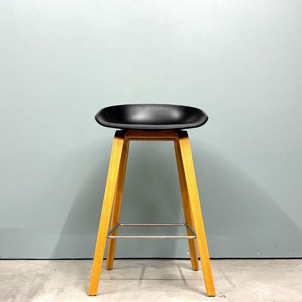 ヘイ HAY アバウトアスツール About a stool ブラック AAS32 LOW H75㎝ ハイスツール カウンターチェア 北欧モダン デンマーク ◎