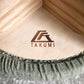 匠工芸 TAKUMI マッシュルーム スツール ハイスツール SSサイズ ホワイトアッシュ材 グリーン 旭川家具 B ■