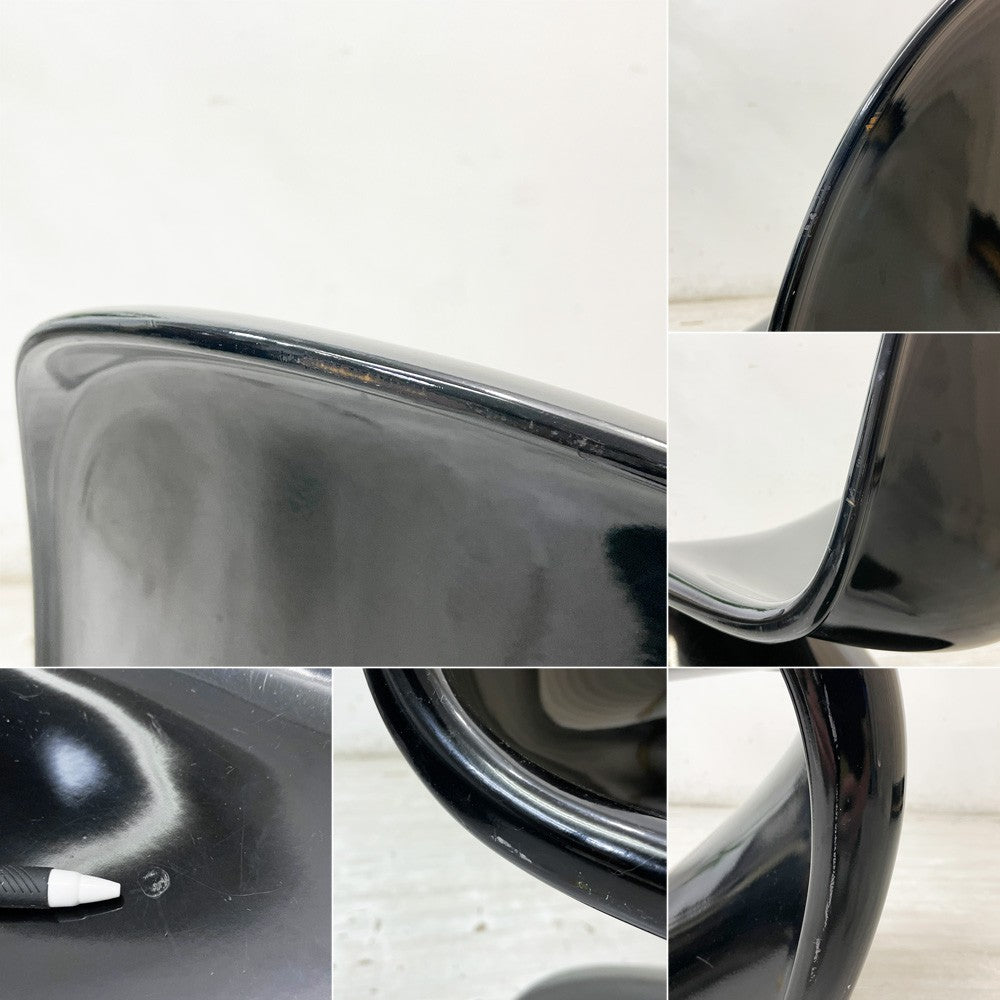 ヴィトラ vitra パントンチェア ビンテージ ヴェルナーパントン Verner Panton FRP製 1984年製 スペースエイジ ミッドセンチュリー B●