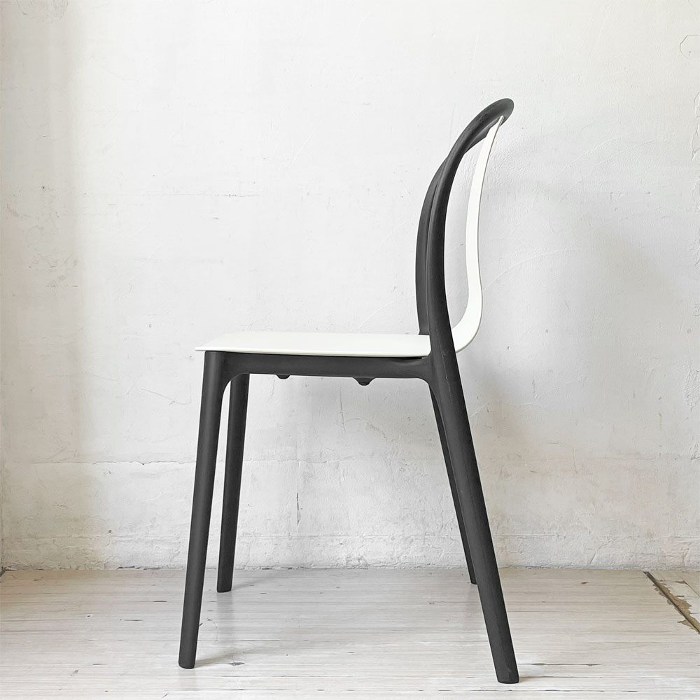 ヴィトラ Vitra ベルヴィルチェア Belleville Chair ダイニングチェア スタッキングチェア クリーム ロナン & エルワン・ブルレック A ★