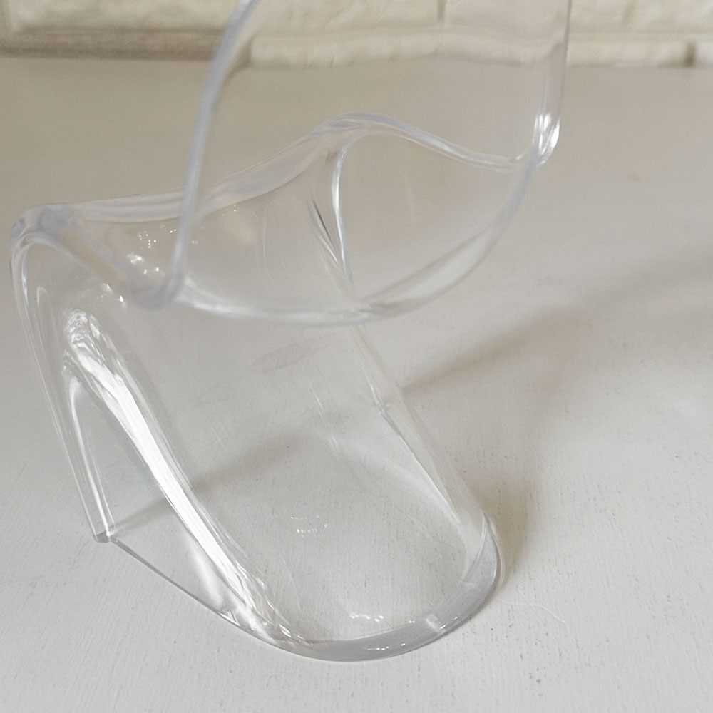 ヴィトラ デザインミュージアム Vitra Design Museum ミニチュアコレクション パントンチェア 1/6スケール クリア 箱付き ◎