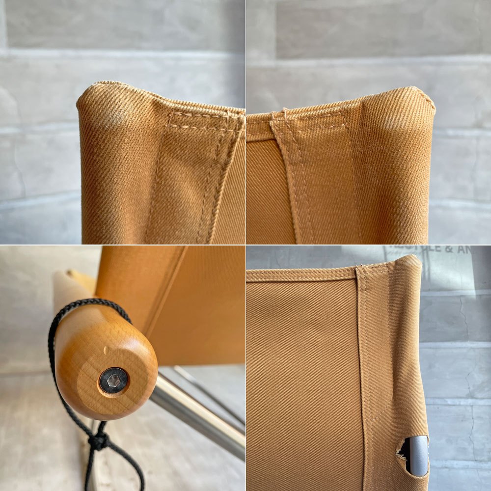 ニーチェア エックス NY chair X ロッキングチェア フォールディングチェア 折り畳みチェア キャメル ナチュラル ビーチ材 新居猛 MoMA 藤栄 定価￥62,700- ♪
