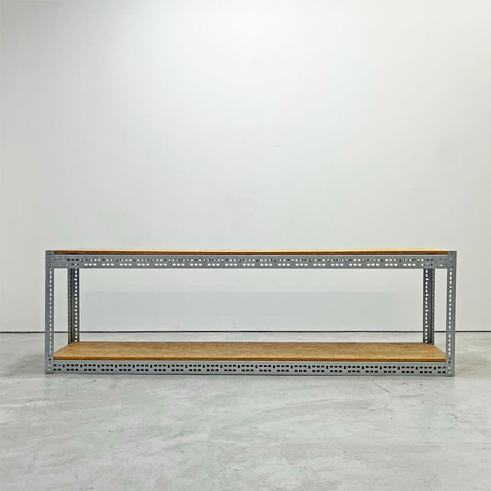 リオン LYON アングルシェルフ SLOTTED ANGLE SHELF 2段 AVボード インダストリアルデザイン P.F.S取扱い ●