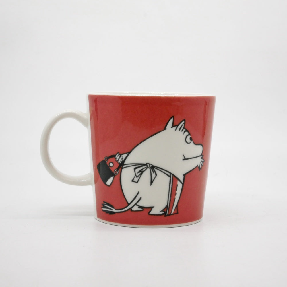 アラビア ARABIA ムーミンマグ MOOMIN ムーミンママ レッド 1999-2013年 廃番 フィンランド 北欧食器 ●