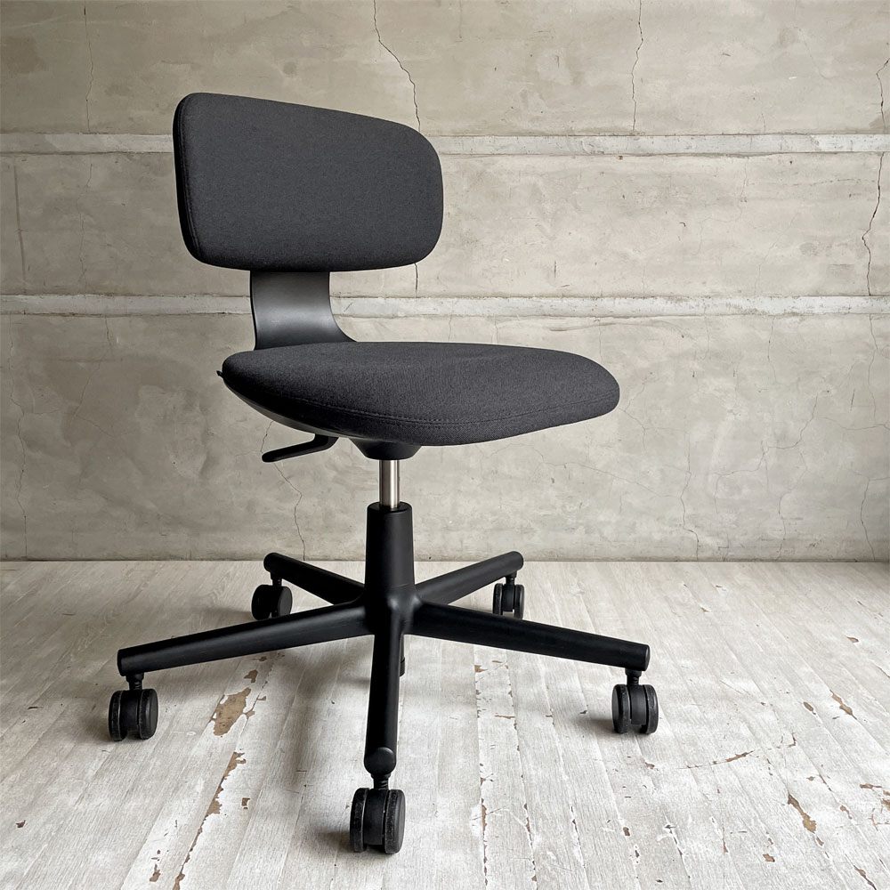ヴィトラ vitra ルーキー Rookie デスクチェア キャスターチェア コンスタンチン・グルチッチ ダークグレー シンプルデザイン 定価￥78,100- ♪