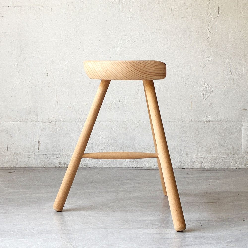ワーナー Werner シューメーカーチェア Shoemaker Chair NO.49 スツール ビーチ材 ラーズ・ワーナー デンマーク 美品 北欧家具 ★
