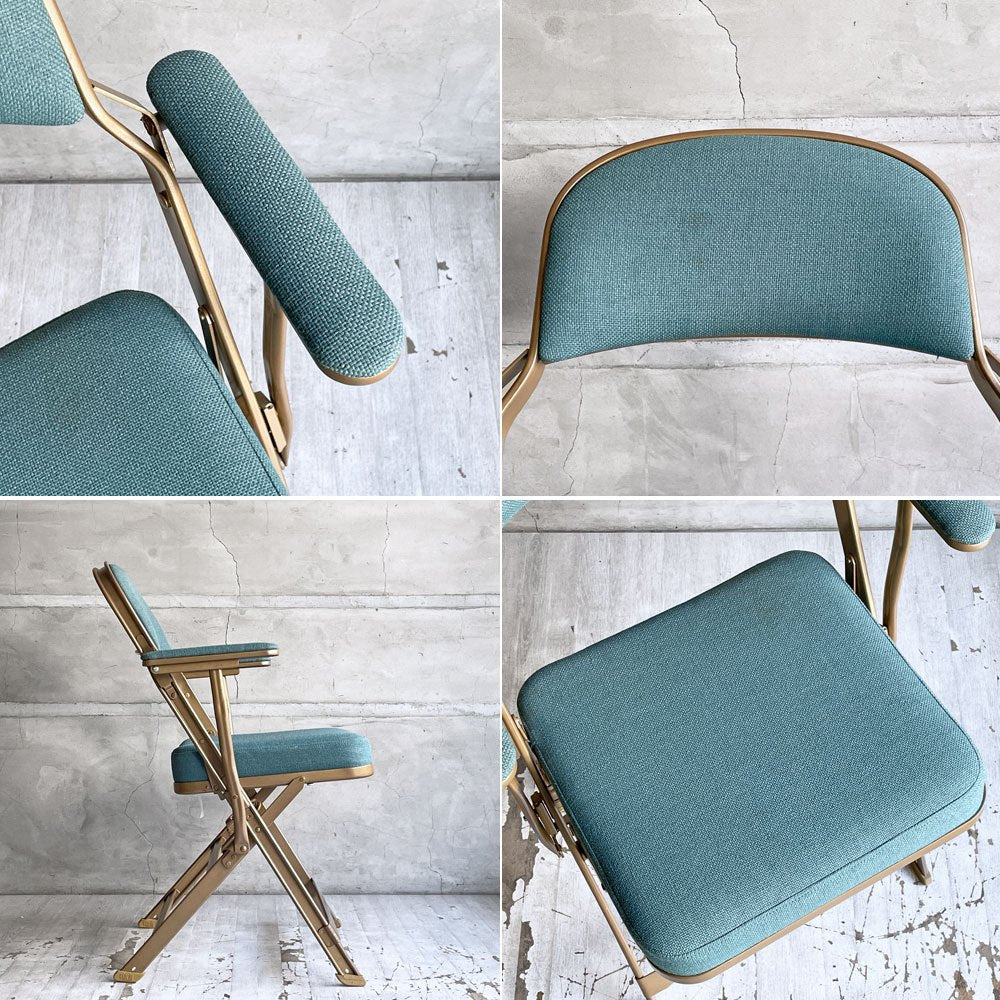 クラリン CLARIN フォールディングアームチェア FOLDING CHAIR WITH ARM フルクッション 折畳み US 米国 P.F.S.取扱 ♪