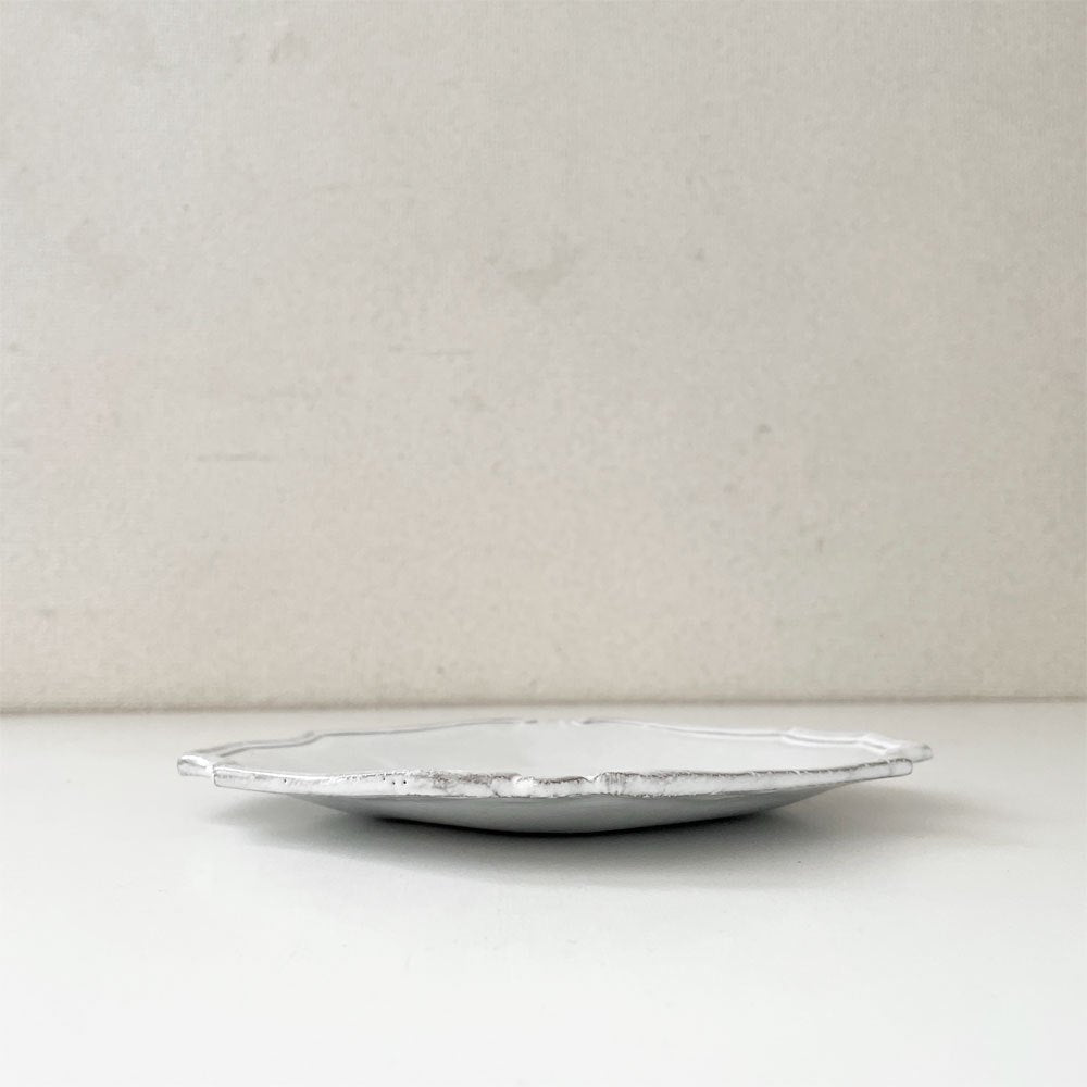 アスティエ・ド・ヴィラット Astier de Villatte レジャンス Regence デザートプレート 22.5×19cm フランス 定価￥17,600- A ◎