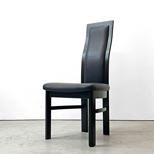 カリモク karimoku アームレスチェア CE3505BB ハイバックダイニングチチェア ブナ材 ブラック 参考定価￥45,600- B ●