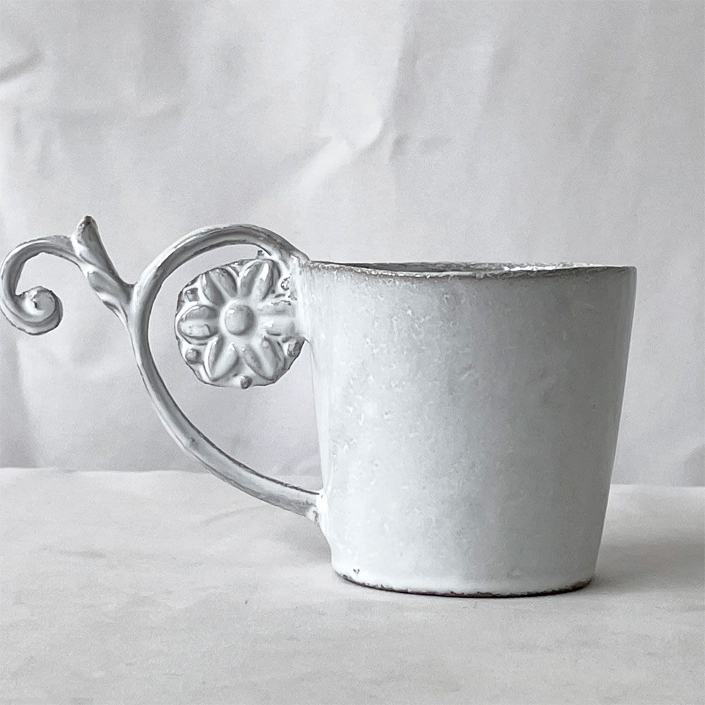 アスティエ・ド・ヴィラット Astier de Villatte エミリー EMILIE コーヒーカップ W15 D7.5 H8 cm フランス 雑貨 ◇