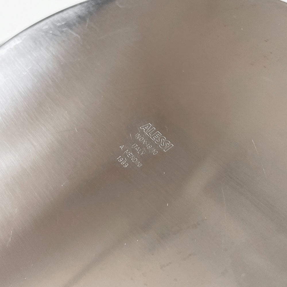 アレッシィ ALESSI レチント Recinto 取っ手付きボウル アレッサンドロ・メンディーニ ステンレススチール W29cm イタリア ◎