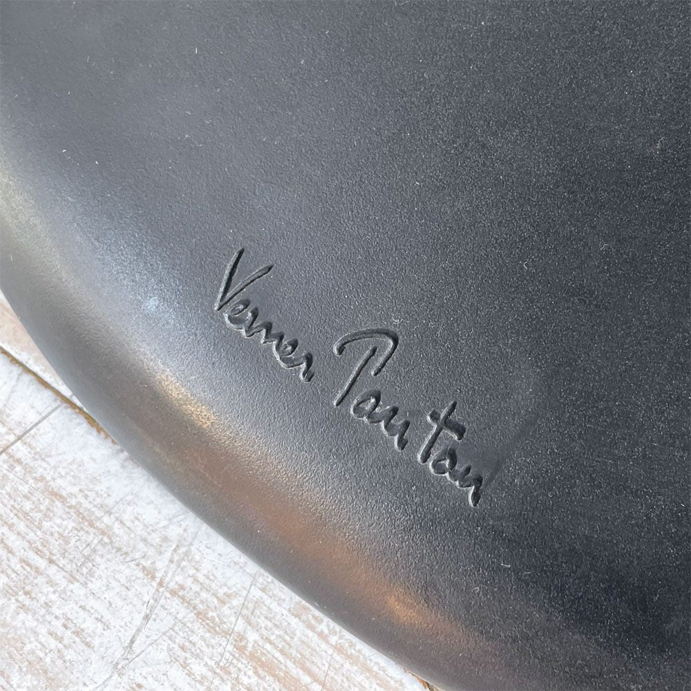 ヴィトラ vitra パントンチェア ダイニングチェア スタッキングチェア ヴェルナー・パントン Panton ミッドセンチュリー スペースエイジ ブラック ★