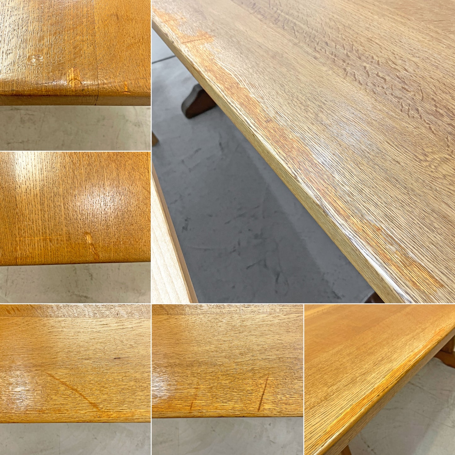 トップフォーム Topform オーク材 リフェクトリーテーブル ダイニングテーブル W180cm クラフト家具 店舗用什器 オランダ ビンテージ vintage ●