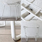 ノル Knoll 420 サイドチェア ワイヤーチェア ホワイト ハリー・ベルトイア Harry Bertoia ミッドセンチュリー 名作椅子 ◇