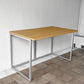 ビスレー BISLEY デスクプラン DESK PLAN Lフット ワーキングテーブル デスク オーク メラミン天板 スチール脚 W120cm イギリス ◇