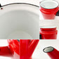 フィネル FINEL ペフトーリ Pehtoori エナメルコーヒーポット Sサイズ 0.7L レッド アンティ・ヌルメスニエミ フィンランド 北欧ビンテージ ◎