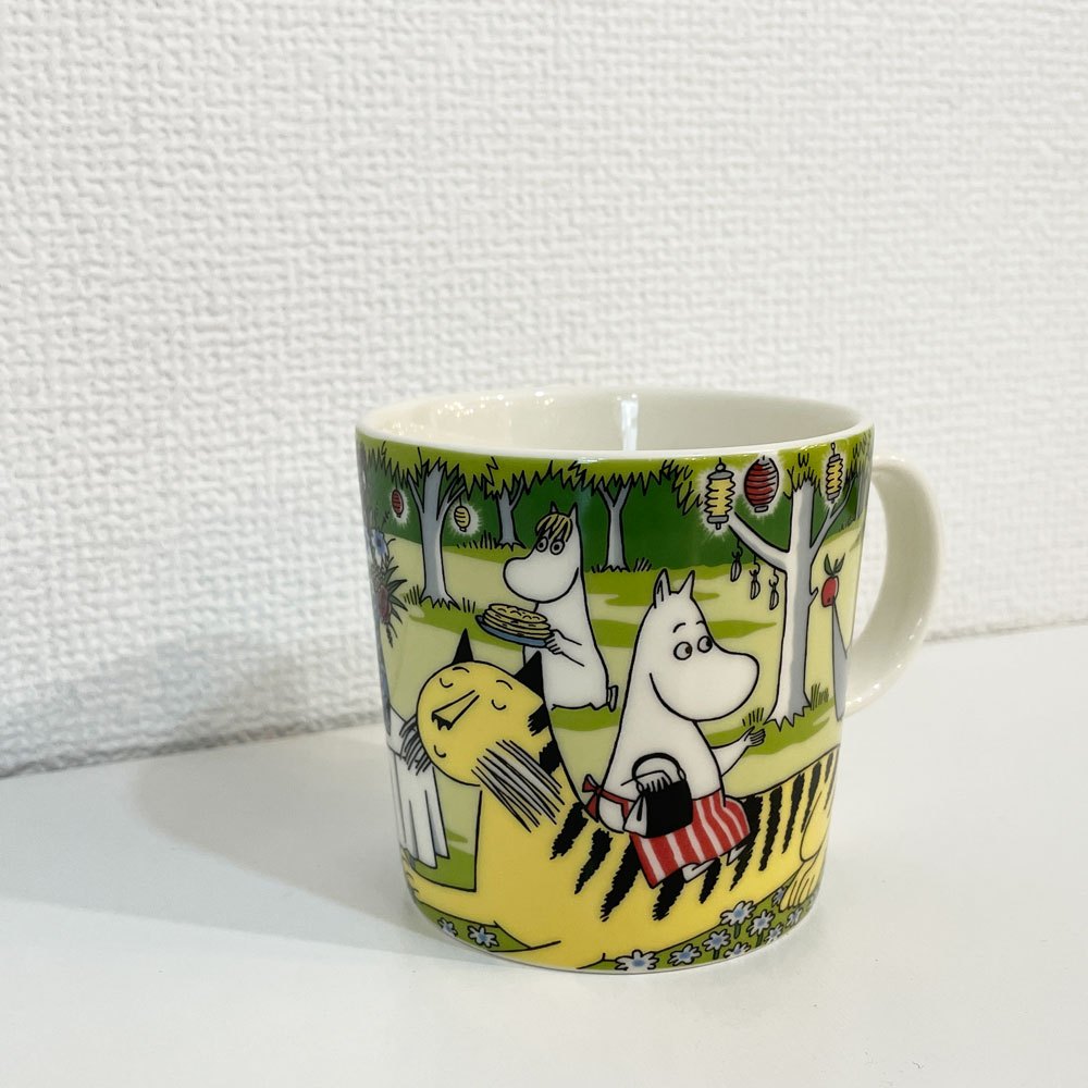 アラビア ARABIA ムーミンマグ ガーデンパーティ 2023年 夏限定 北欧食器 ◎