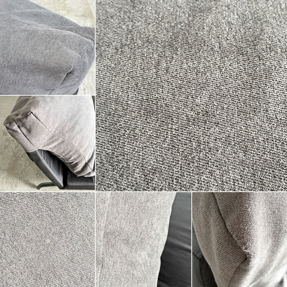 ジャーナルスタンダードファニチャー j.s.F ロデ RODEZ SOFA ヌードセカンド NUDE 2nd 2シーターソファ W110cm リクライニング スチール脚 インダストリアル 定価￥77,000- 〓