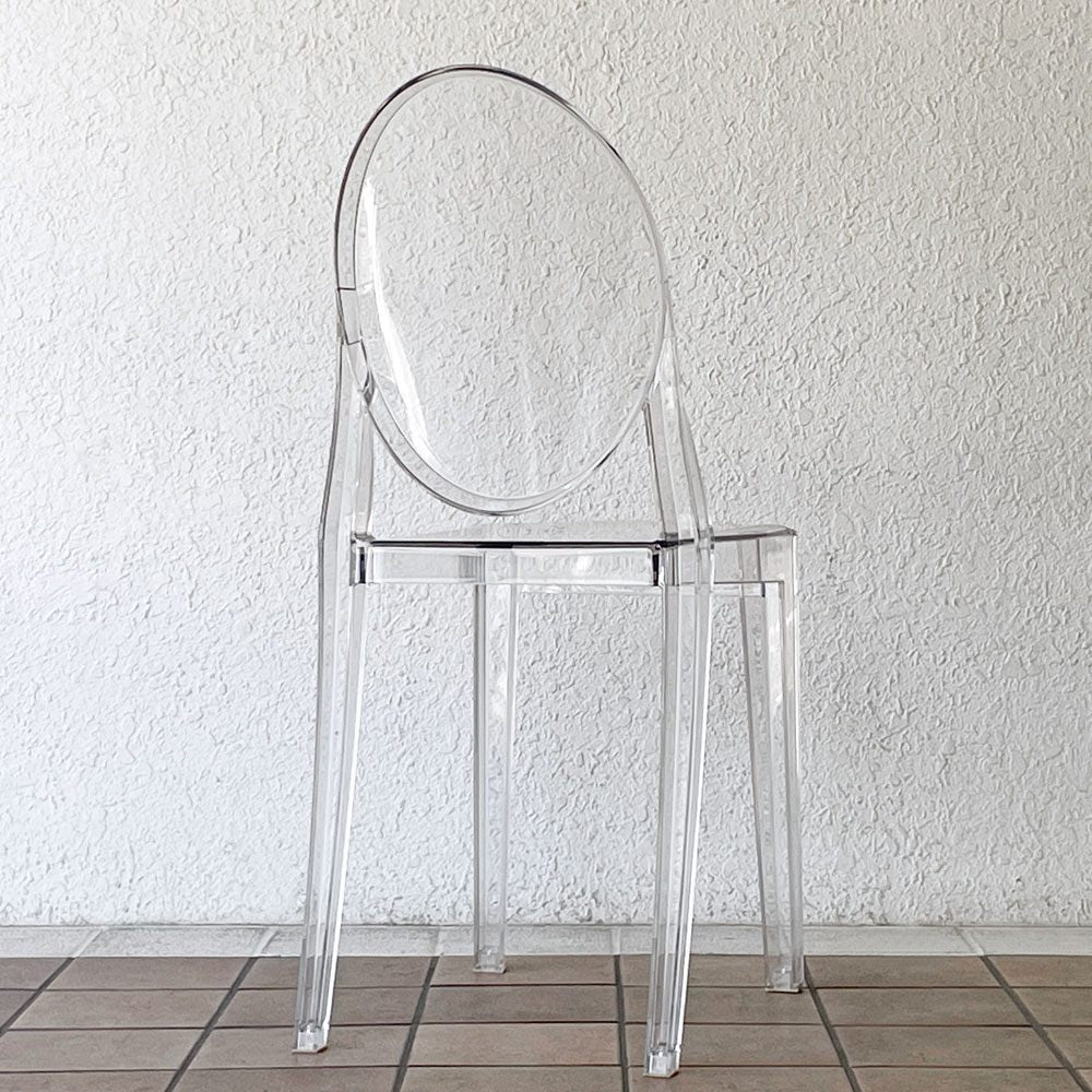カルテル Kartell ビクトリア ゴースト Victoria Ghost ダイニングチェア スタッキング フィリップ・スタルク Philippe Starck イタリアモダン A ◇