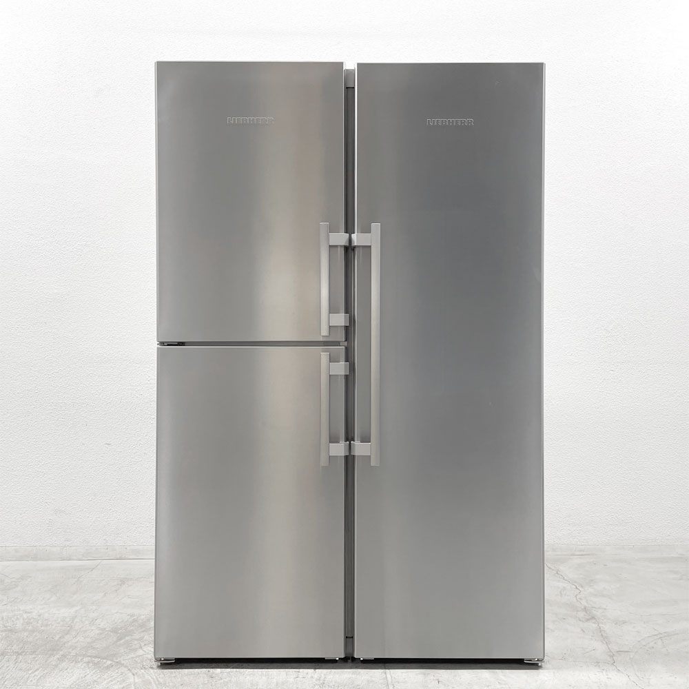リープヘル LIEBHERR サイドバイサイド型 冷凍冷蔵庫  2021年製 SBSes 8484 PremiumPlus 758L 昇圧トランス付 定価：1,757,800円 〓