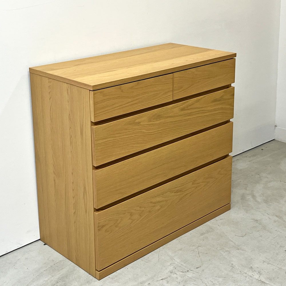 フライミーヴェール FLYMEe Vert サイドチェスト ホワイトオーク ナチュラルデザイン 北欧テイスト w80cm ●