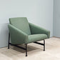 イデー IDEE ダヴラウンジ DOVE LOUNGE ラウンジチェア 1pソファ 1人掛け グリーン ファブリック スチールレッグ ◎