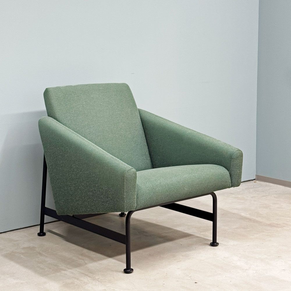 イデー IDEE ダヴラウンジ DOVE LOUNGE ラウンジチェア 1pソファ 1人掛け グリーン ファブリック スチールレッグ ◎