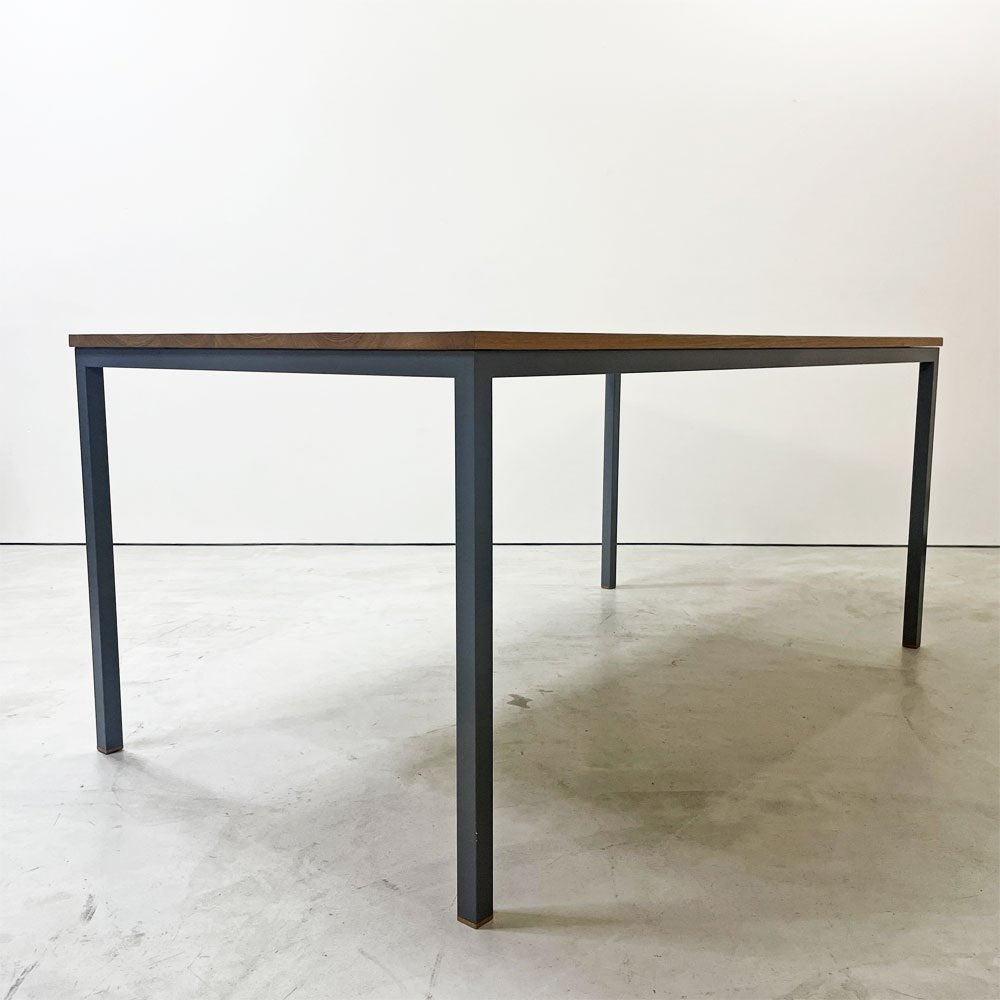 ノートファニチャー NAUT furniture アトリエテーブル Atelier table ダイニングテーブル タモ無垢材 スチールレッグ ナチュラル ●