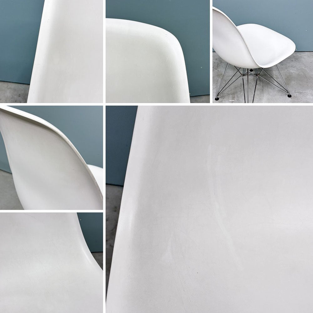 ハーマンミラー Herman Miller サイドシェルチェア ポリプロピレン製 エッフェルベース ホワイト C&R イームズ ミッドセンチュリー ◎