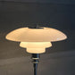ルイスポールセン louis poulsen PH2/1 Table テーブルランプシルヴァークローム 吹きガラスシェード 北欧照明 ポールヘニングセン 美品 定価￥147,400- ♪