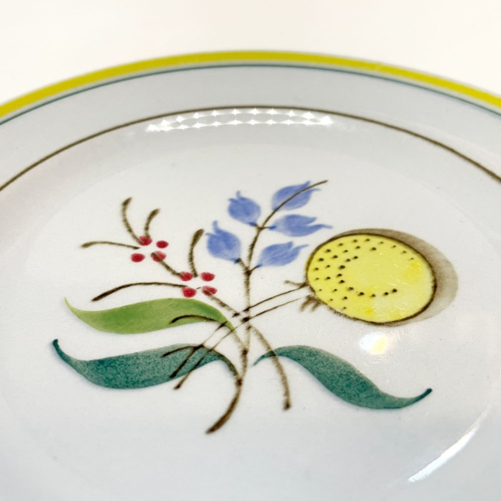 アラビア ARABIA ウィンドフラワー Wind Flower プレート Φ15㎝ 北欧ビンテージ オルガ・オソ 1960年代 北欧食器 B ★