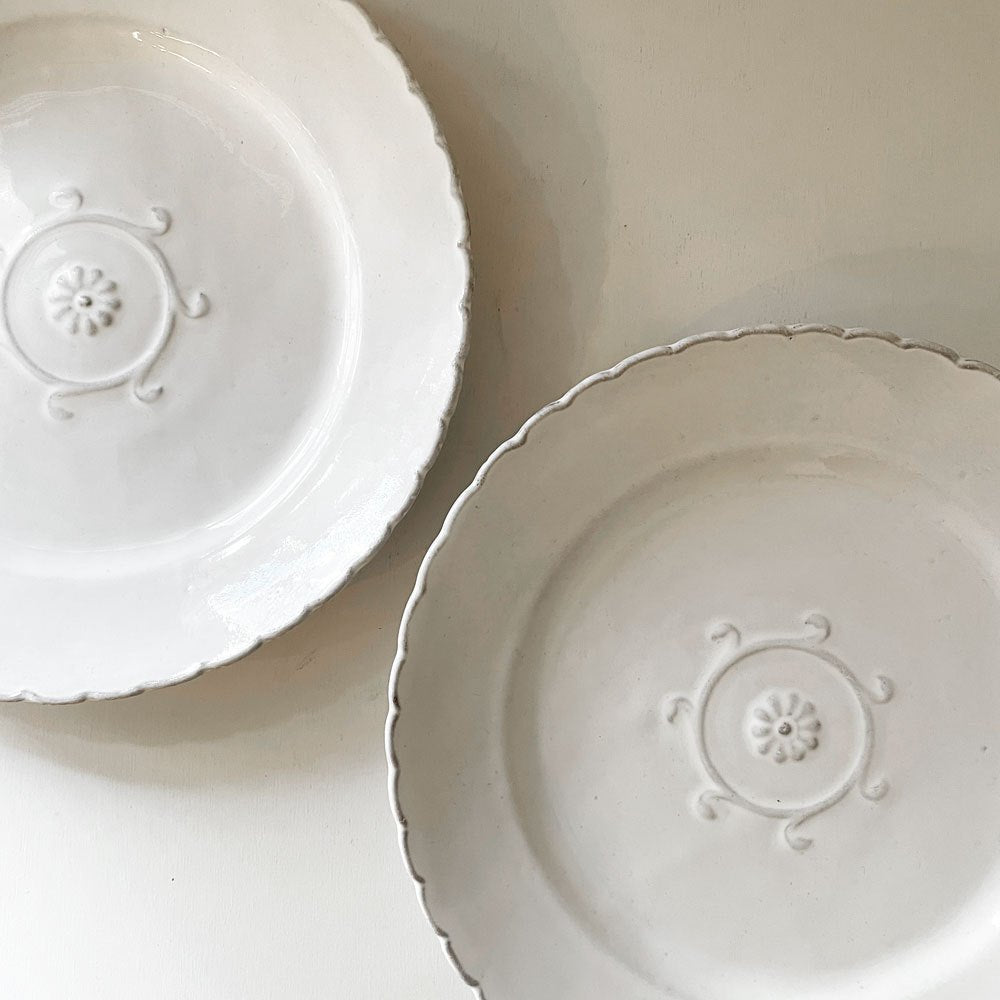 アスティエ・ド・ヴィラット ASTIER de VILLATTE パンセ Pensee ディナープレート 26.5cm フランス 定価￥17,600- B ◎