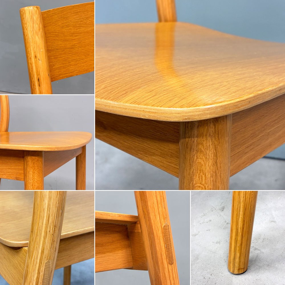 無印良品 MUJI リアルファニチャー REAL FURNITURE オーク材 ダイニングチェア ナチュラルテイスト 定価：￥25,000- A ◎